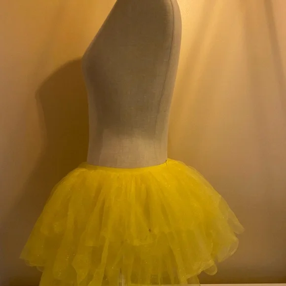 Yellow Tulle Skirt fairy core festival costume 🧚 - Picture 5 of 11